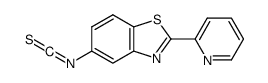 5-isothiocyanato-2-pyridin-2-yl-1,3-benzothiazole结构式