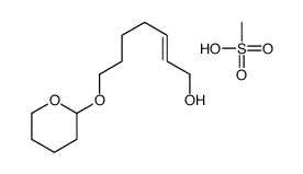 methanesulfonic acid,7-(oxan-2-yloxy)hept-2-en-1-ol Structure