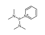 N-[dimethylamino(pyridin-1-ium-1-yl)phosphanyl]-N-methylmethanamine Structure