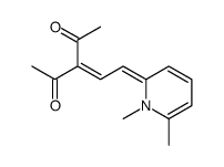 3-[2-(1,6-dimethylpyridin-2-ylidene)ethylidene]pentane-2,4-dione结构式