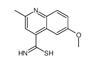 6-methoxy-2-methylquinoline-4-carbothioamide Structure