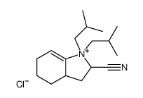 N,N-Diisobutyl-2-cyano-Δ3a,7a-hexahydroindoliniumchlorid结构式