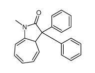 1-methyl-3,3-diphenyl-3aH-cyclohepta[b]pyrrol-2-one Structure