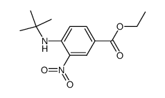 ethyl 4-(tert-butylamino)-3-nitrobenzoate Structure