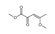 methyl 4-methoxy-2-oxopent-3-enoate Structure