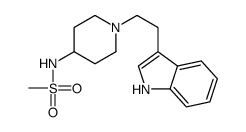 N-[1-[2-(1H-indol-3-yl)ethyl]piperidin-4-yl]methanesulfonamide Structure