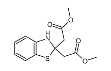 (3H-benzothiazole-2,2-diyl)-bis-acetic acid dimethyl ester结构式