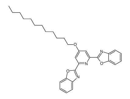 2-[6-(1,3-benzoxazol-2-yl)-4-dodecoxypyridin-2-yl]-1,3-benzoxazole结构式