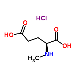 N-Methyl-L-glutamic acid hydrochloride (1:1) Structure