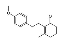 2-[2-(4-methoxyphenyl)ethyl]-3-methylcyclohex-2-en-1-one Structure