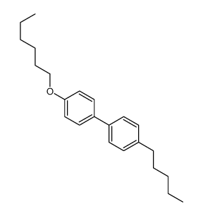 4-(hexyloxy)-4'-pentyl-1,1'-biphenyl结构式