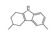 3,6-dimethyl-2,3,4,9-tetrahydro-1H-carbazole结构式