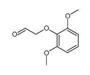 2-(2,6-dimethoxyphenoxy)acetaldehyde Structure