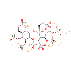 蔗糖八硫酸酯钾结构式