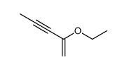 ethyl-(1-methylene-but-2-ynyl)-ether Structure