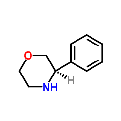 (r)-3-苯基吗啉结构式