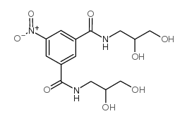 N,N'-双(2,3-二羟丙基)-5-硝基-1,3-苯二甲酰胺结构式