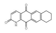 7,8,9,10-tetrahydro-1H-naphtho[2,3-g]quinoline-2,5,12-trione结构式