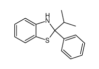 2-isopropyl-2-phenyl-2,3-dihydro-1,3-benzothiazole Structure