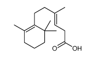 4-methyl-6-(2,6,6-trimethylcyclohexen-1-yl)hex-3-enoic acid Structure