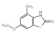 6-Methoxy-4-methyl-2(3H)-benzothiazolone Structure