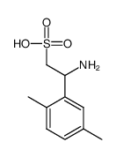 Benzeneethanesulfonic acid, ba-amino-2,5-dimethyl- (9CI)结构式