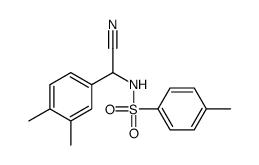 N-[cyano-(3,4-dimethylphenyl)methyl]-4-methylbenzenesulfonamide结构式