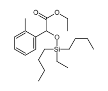 ethyl 2-[dibutyl(ethyl)silyl]oxy-2-(2-methylphenyl)acetate结构式