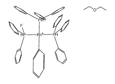 cis-[(Ph3P)Rh(Ph)(Ph2PF)]*Et2O Structure