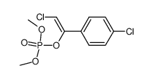 (Z)-2-chloro-1-(4-chlorophenyl)vinyl dimethyl phosphate Structure