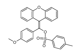 α-(tosyloxy)-9-(p-methoxybenzylidene)xanthene Structure