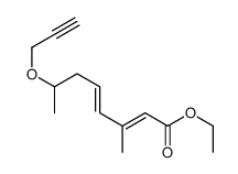 ethyl 3-methyl-7-prop-2-ynoxyocta-2,4-dienoate结构式