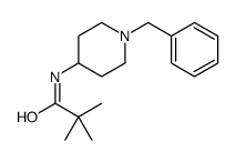 N-(1-benzylpiperidin-4-yl)-2,2-dimethylpropanamide结构式