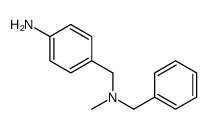 4-[[benzyl(methyl)amino]methyl]aniline结构式