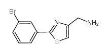 C-[2-(3-BROMO-PHENYL)-THIAZOL-4-YL]-METHYLAMINE picture