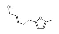 5-(5-methylfuran-2-yl)pent-2-en-1-ol结构式