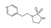 2-(2-pyridin-4-ylethyl)-1,2,5-thiadiazolidine 1,1-dioxide结构式