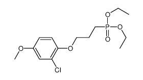 2-chloro-1-(3-diethoxyphosphorylpropoxy)-4-methoxybenzene Structure