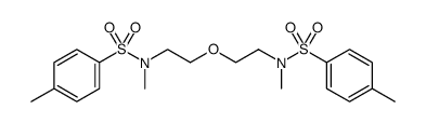 Benzenesulfonamide, N,N'-(oxydi-2,1-ethanediyl)bis[N,4-dimethyl Structure