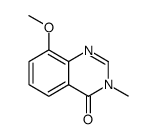 4(3H)-Quinazolinone, 8-methoxy-3-methyl结构式