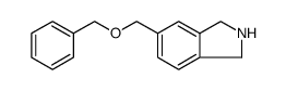 1H-Isoindole, 2,3-dihydro-5-[(phenylmethoxy)methyl] Structure