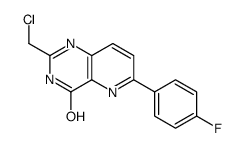 2-(chloromethyl)-6-(4-fluorophenyl)-1H-pyrido[3,2-d]pyrimidin-4-one Structure