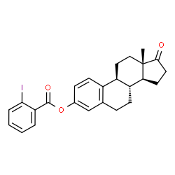 3-(2-iodobenzoyl)estrone结构式