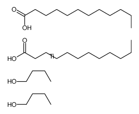 dibutoxybis(dodecanoato-O)titanium structure