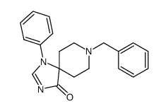 1-(phenylmethyl)-4,4-(2-phenyl-2,4-diaza-4-oxo-cyclopentane)piperidine结构式