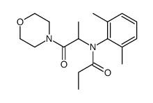 N-(2,6-dimethylphenyl)-N-(1-morpholin-4-yl-1-oxopropan-2-yl)propanamide结构式