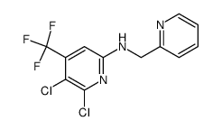 N-(2-pyridylmethyl)-5,6-dichloro-4-(trifluoromethyl)-2-pyridylamine Structure