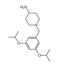 1-(3,5-diisopropoxy-benzyl)-piperidin-4-ylamine Structure