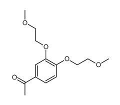 1-(3,4-bis(2-methoxyethoxy)phenyl)ethanone Structure