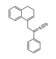 4-(2-diazo-2-phenylethyl)-1,2-dihydronaphthalene Structure